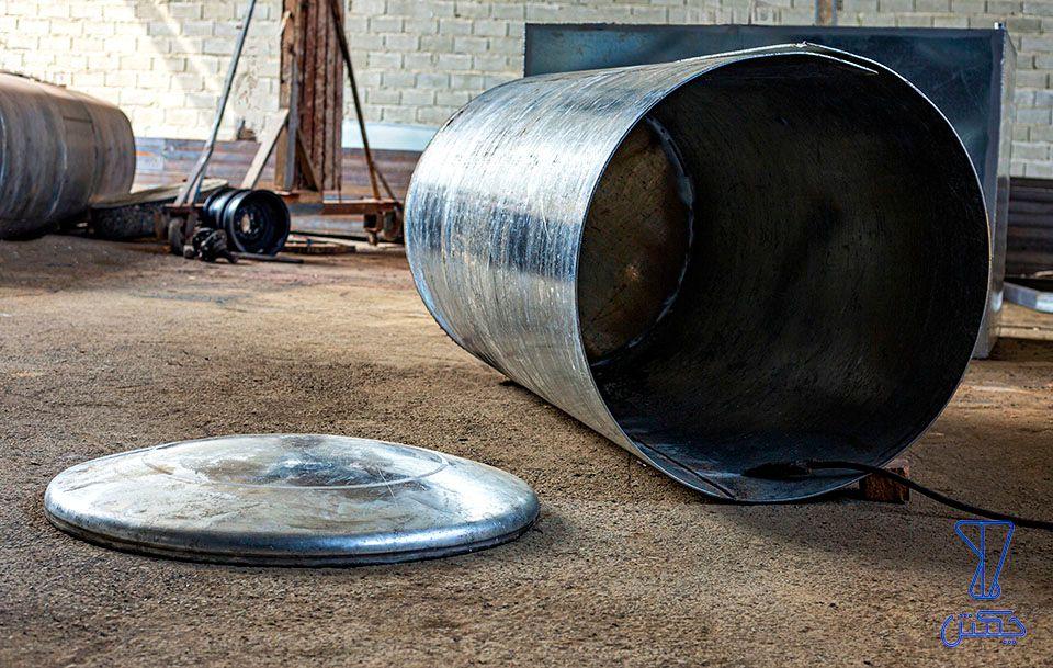 گروه صنعتی و تولیدی چکش | فرآیند تولید مخازن صنعتی