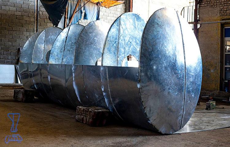 گروه صنعتی و تولیدی چکش | فرآیند تولید مخازن صنعتی