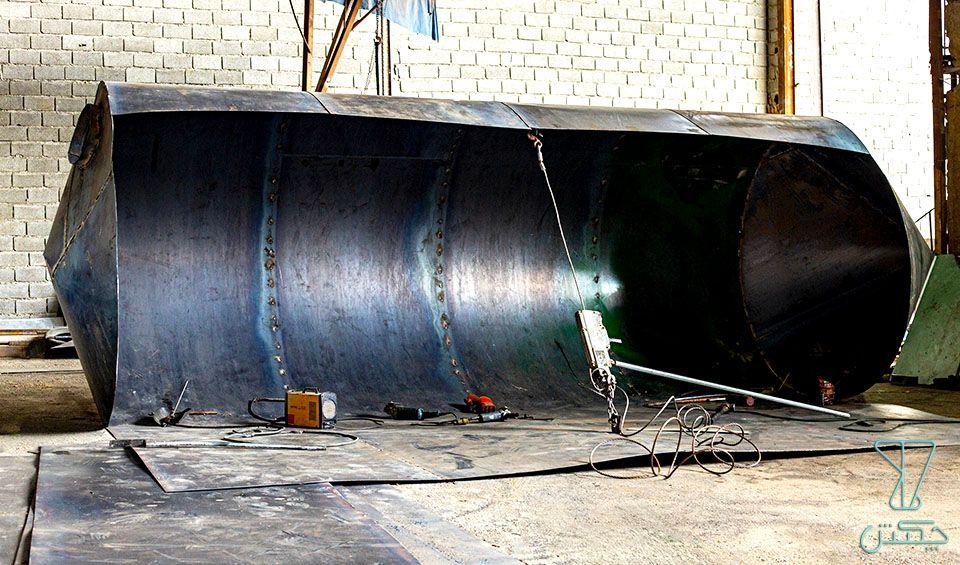 گروه صنعتی و تولیدی چکش | فرآیند تولید مخازن صنعتی