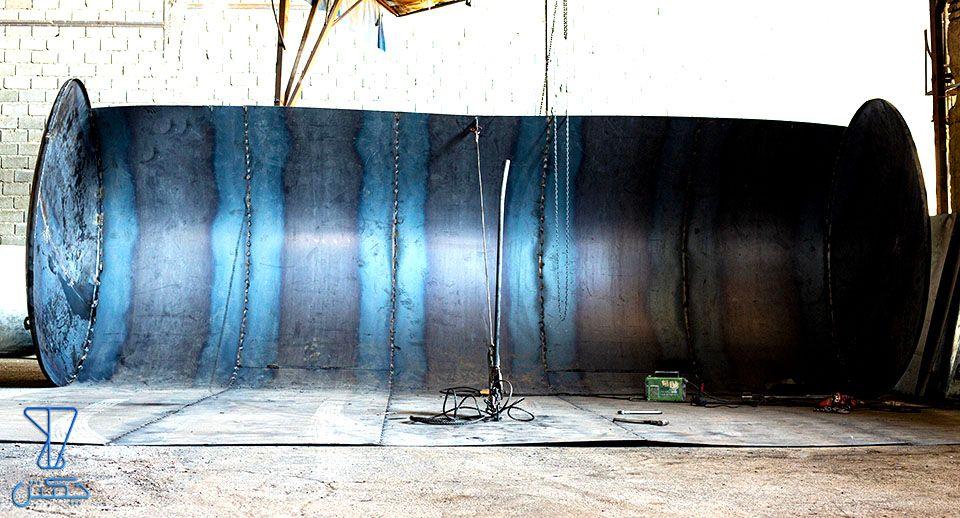 گروه صنعتی و تولیدی چکش | فرآیند تولید مخازن صنعتی