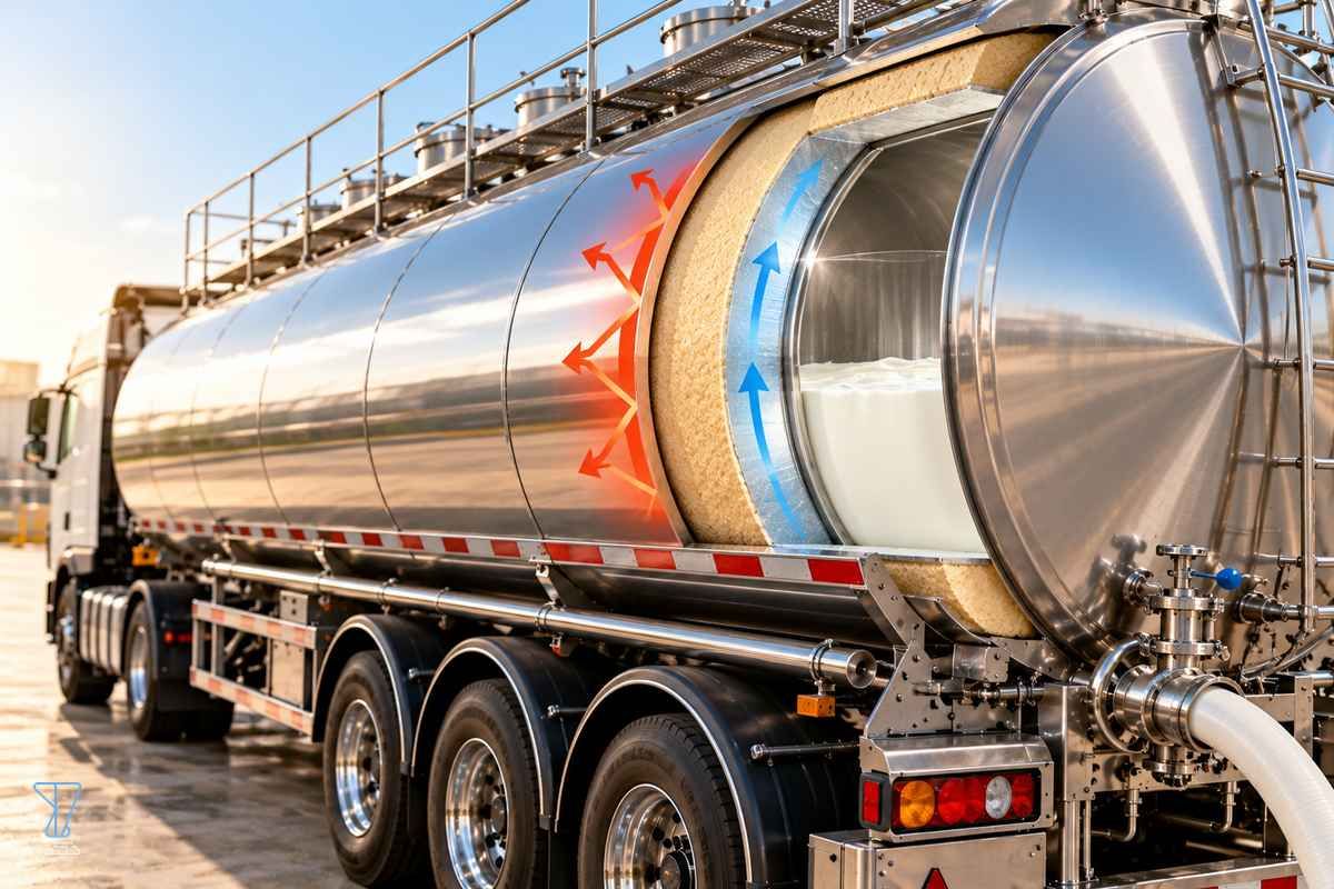 تفاوت تانکر حمل مواد غذایی با تانکر صنعتی معمولی چیست؟